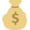 Zak met geld