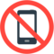 Geen mobiele telefoon