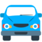 Naderende auto
