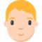 Persoon: Blond Haar