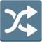 Knop voor shuffle
