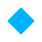 Kleine blauwe ruit