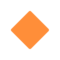Kleine oranje ruit