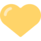 Geel hart