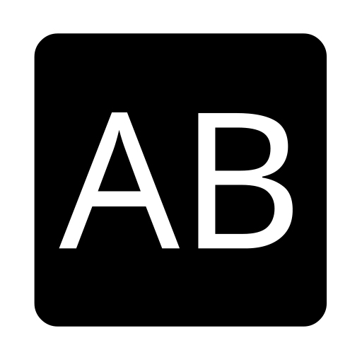 Tlačítko AB (Krevní skupina)
