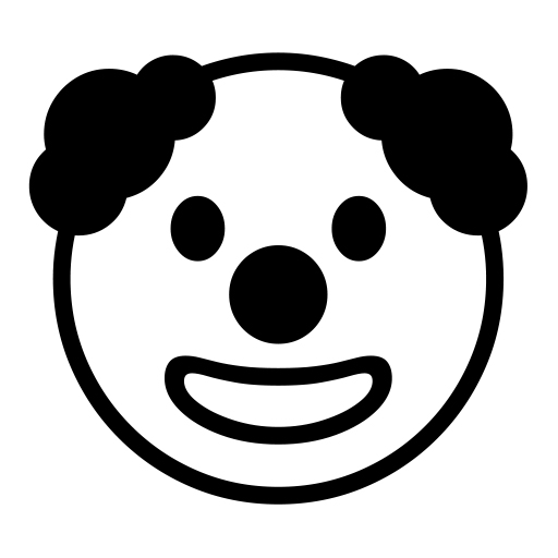 Klaunský obličej