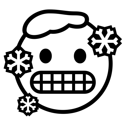 Zmrzlý obličej