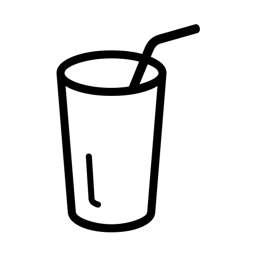 Kelímek s brčkem