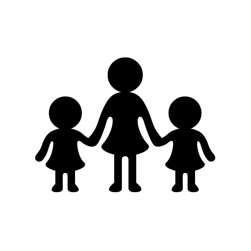 Rodina: Žena, Dívka, Dívka