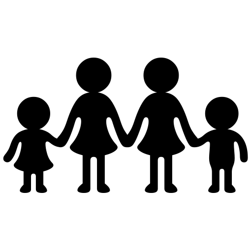 Rodina: Žena, Žena, Dívka, Chlapec