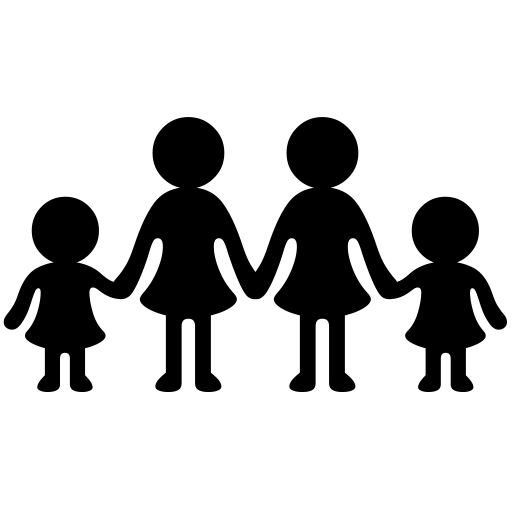 Rodina: Žena, Žena, Dívka, Dívka