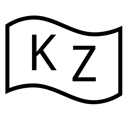 Vlajka: Kazachstán