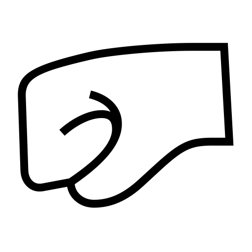 Pěst mířící doleva
