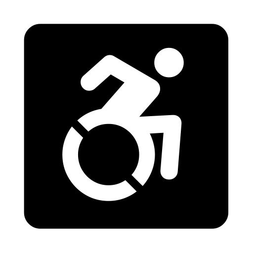 Symbol invalidního vozíku