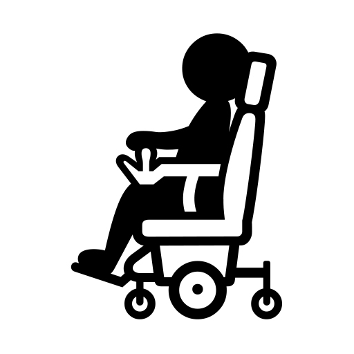 Žena na motorovém vozíku
