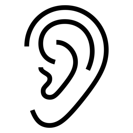 Ear: Dark Skin Tone