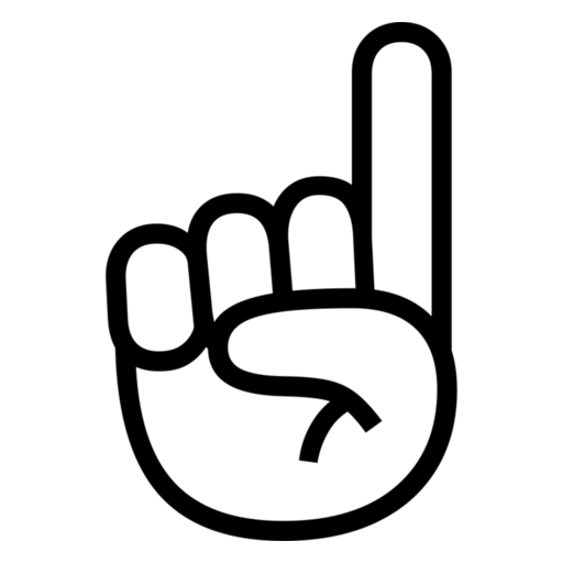 Index Pointing Up: Medium Skin Tone