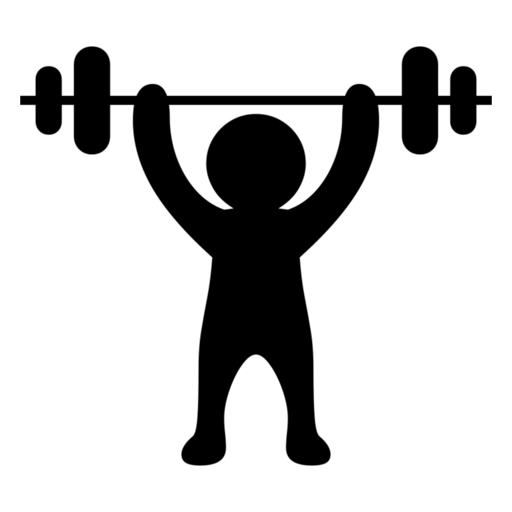 Person Lifting Weights: Dark Skin Tone