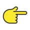Nach Rechts Weisender Zeigefinger