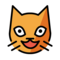 Grinsende Katze