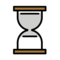 Laufende Sanduhr