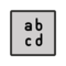Eingabesymbol Lateinische Kleinbuchstaben