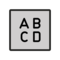 Eingabesymbol Lateinische Großbuchstaben