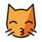Küssende Katze