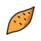 Geröstete Süßkartoffel