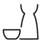 Sake-Flasche Und -Tasse
