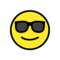 Lächelndes Gesicht Mit Sonnenbrille