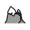 Schneebedeckter Berg
