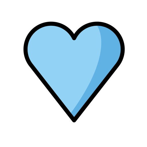 Blaues Herz