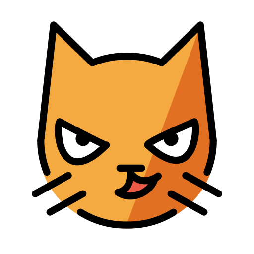 Verwegen Lächelnde Katze