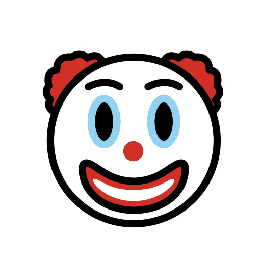 Clown-Gesicht