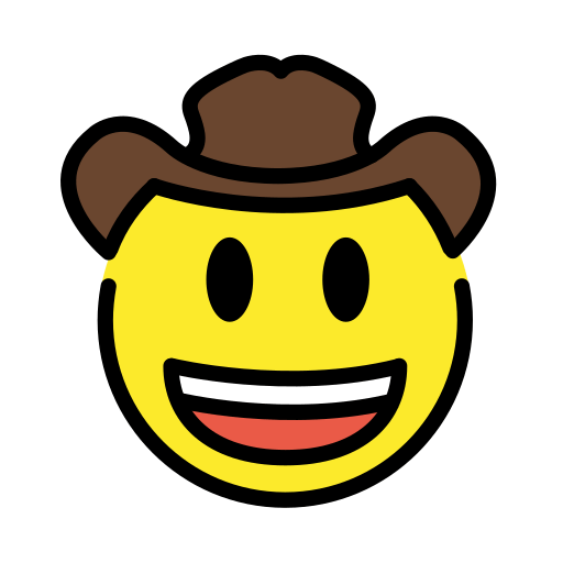 Gesicht Mit Cowboyhut