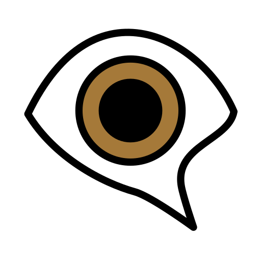 Auge In Sprechblase