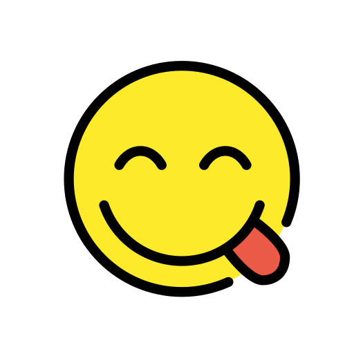 Sich Die Lippen Leckendes Gesicht