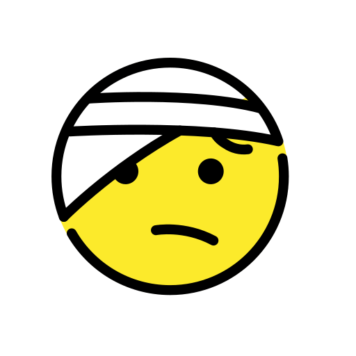 Gesicht Mit Kopfverband
