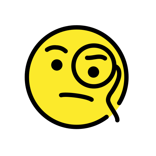 Gesicht Mit Monokel