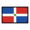 Flagge: Dominikanische Republik