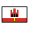 Flagge: Gibraltar