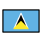 Flagge: St. Lucia