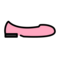 Flacher Schuh