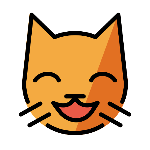 Grinsende Katze Mit Lachenden Augen