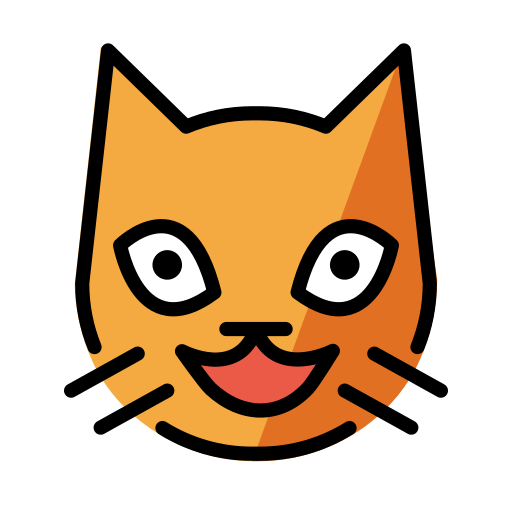 Grinsende Katze