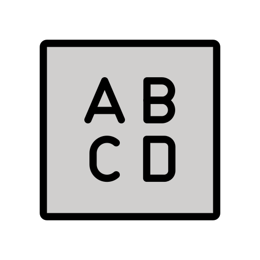 Eingabesymbol Lateinische Großbuchstaben