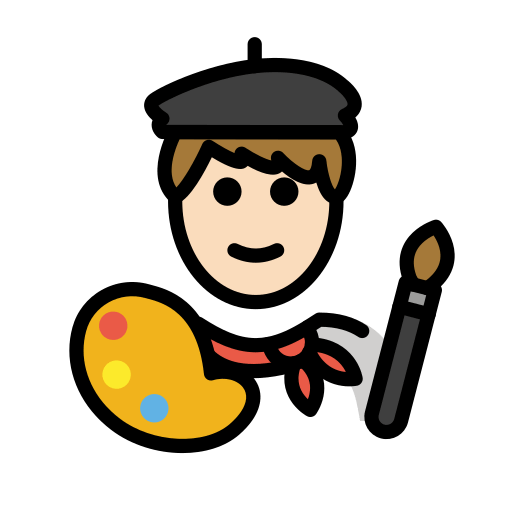 Künstler: Helle Hautfarbe