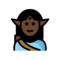 Männlicher Elf: Dunkle Hautfarbe