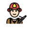Feuerwehrmann: Helle Hautfarbe